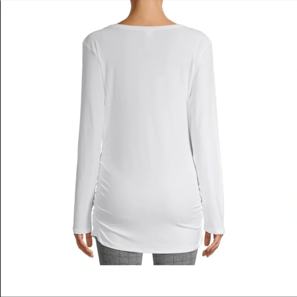 Maternity Long Sleeve V-Neck T-Shirt - Picture 4 of 6